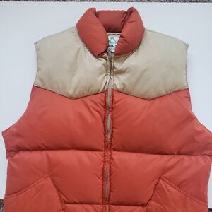 1970s 1980s Vintage Men's Pacific Trail Sportsweat Feather Down Puffer Vest